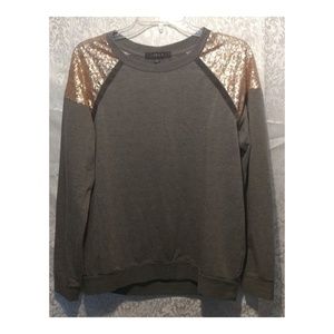LDLA Sequin Long Sleeve Sweater